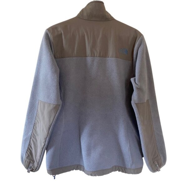The North Face Denali Blue Gray Fleece Zip Nylon Jacket Women’s L - Picture 3 of 16
